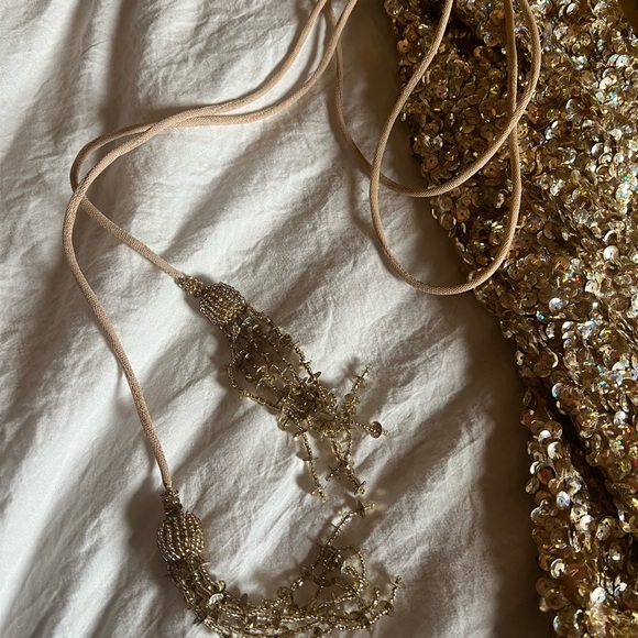 Sherri Hill High Slit Sequin Gown No. 54798 - Picture 7 of 12